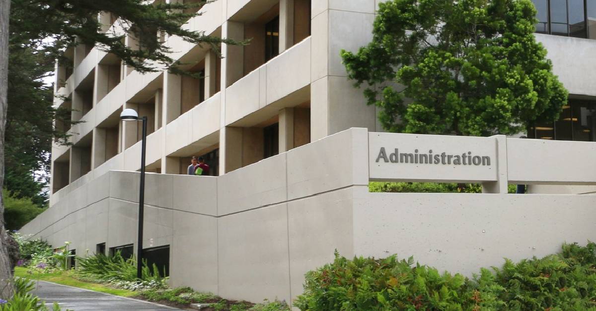 Administration building on the SFSU campus